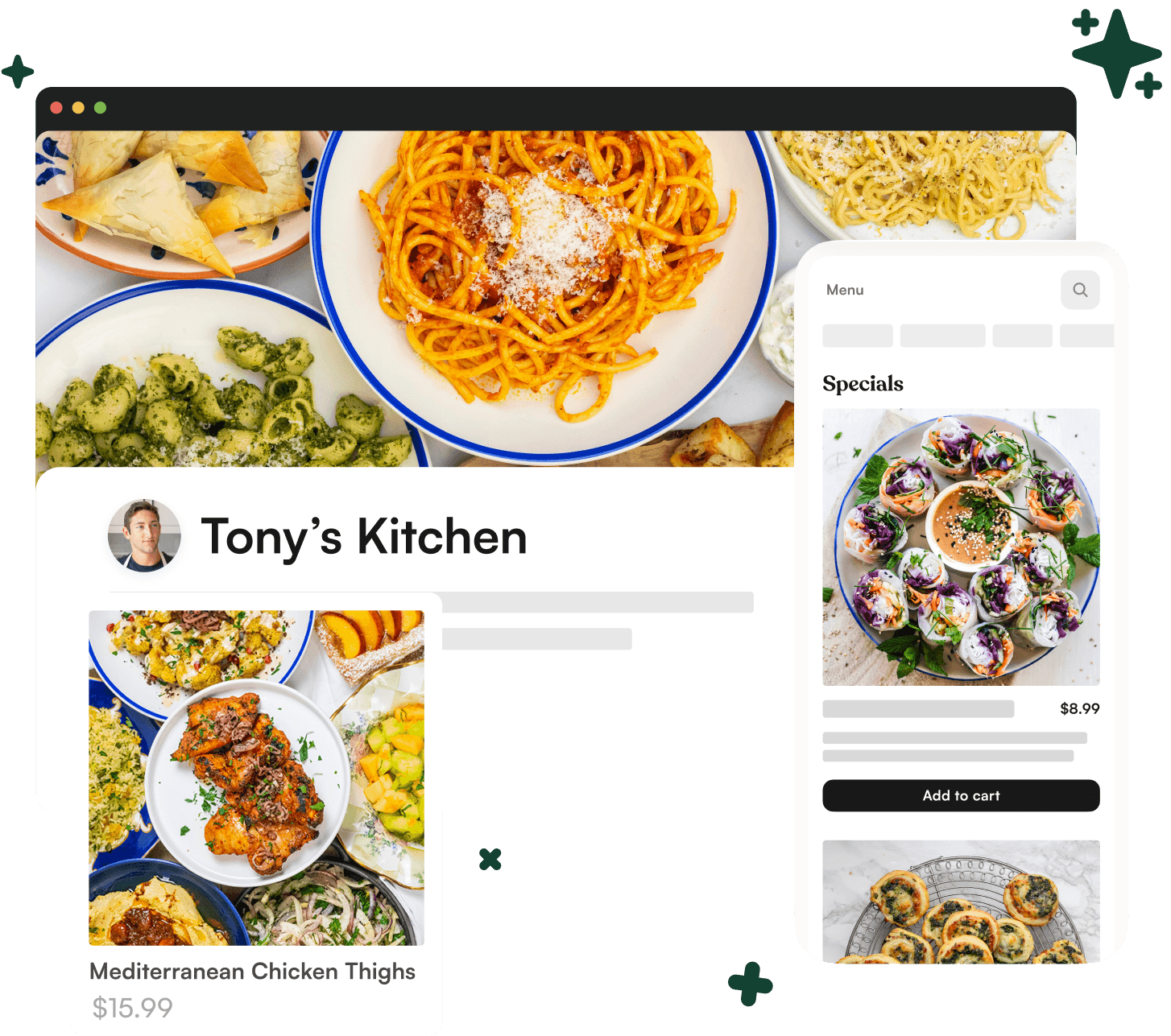 Meals sent to your deals home to cook