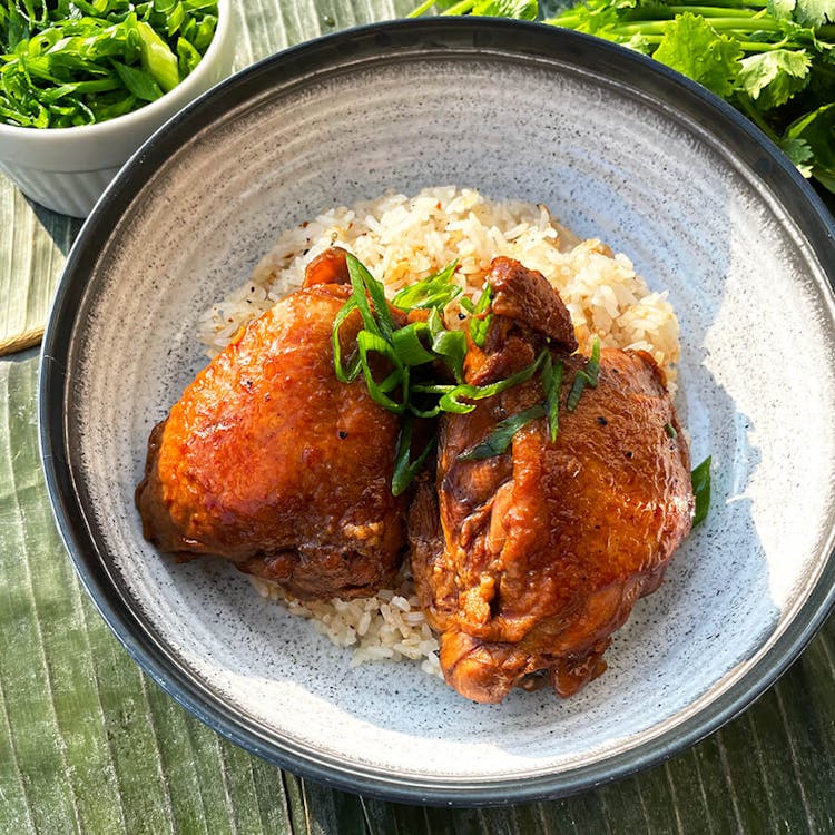 Chicken Adobo with Garlic Fried Rice image